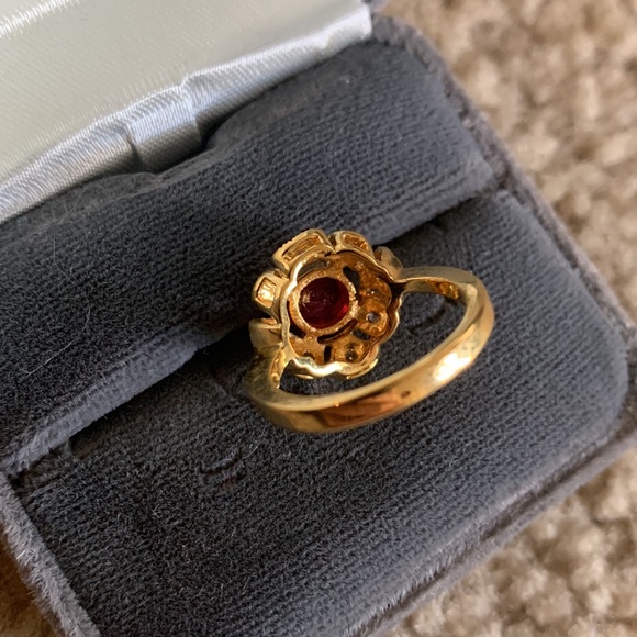 Faux Ruby Ring - Picture 5 of 5